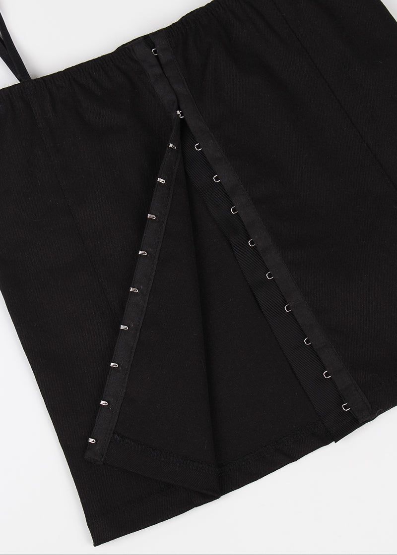 TWILL CORSET TOP
