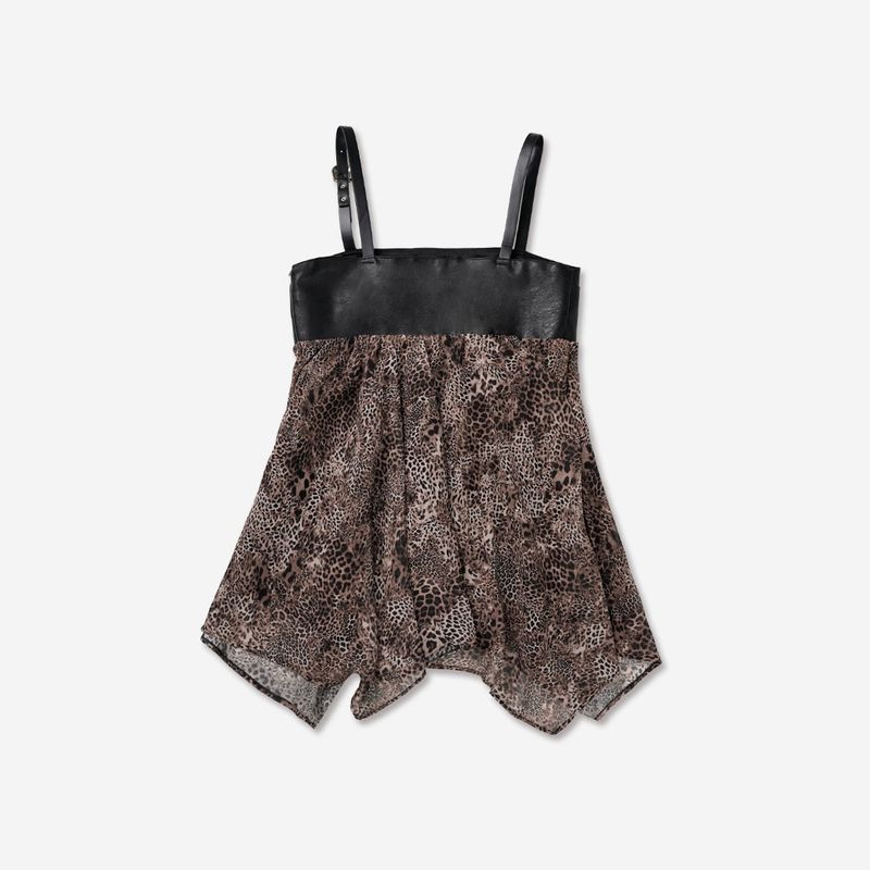 BELTED LEOPARD SLEEVELESS