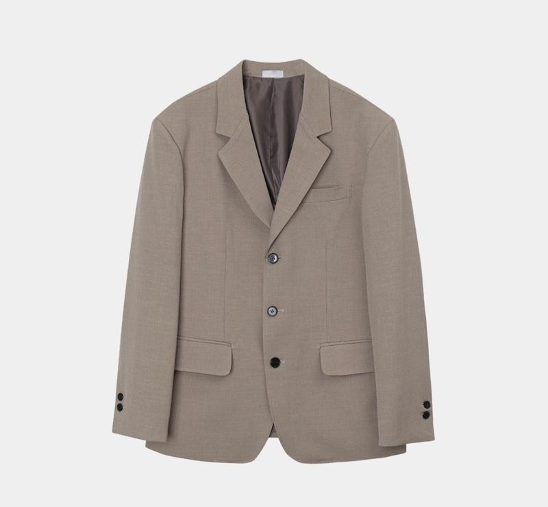 (UNISEX) フレーオーバーシングルジャケット