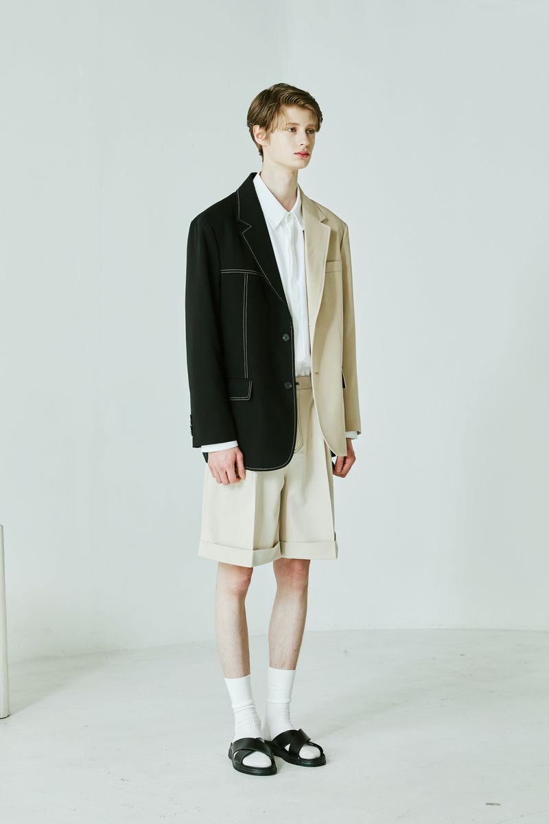 HALF STITCH SINGLE BLAZER