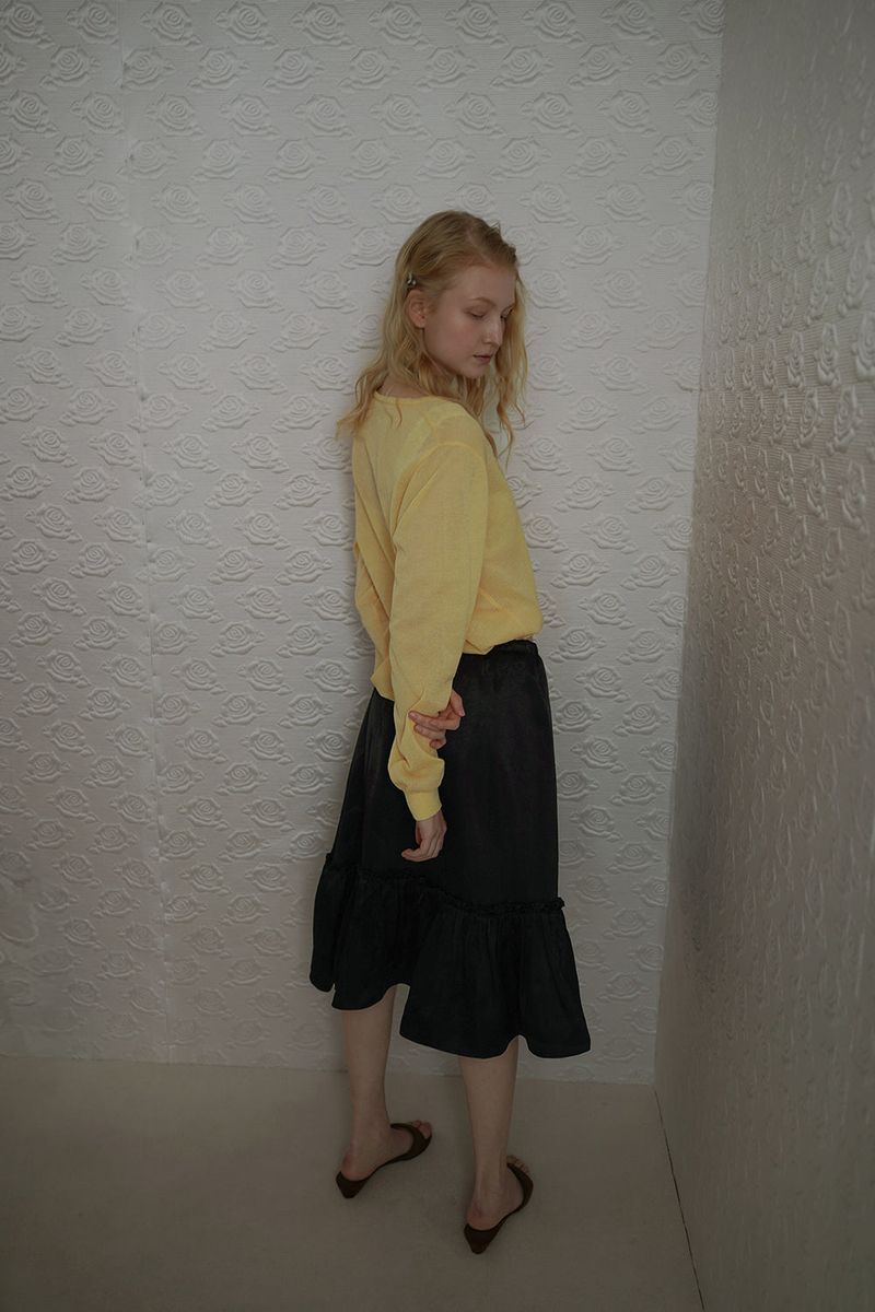 Airy summer cardigan_yellow