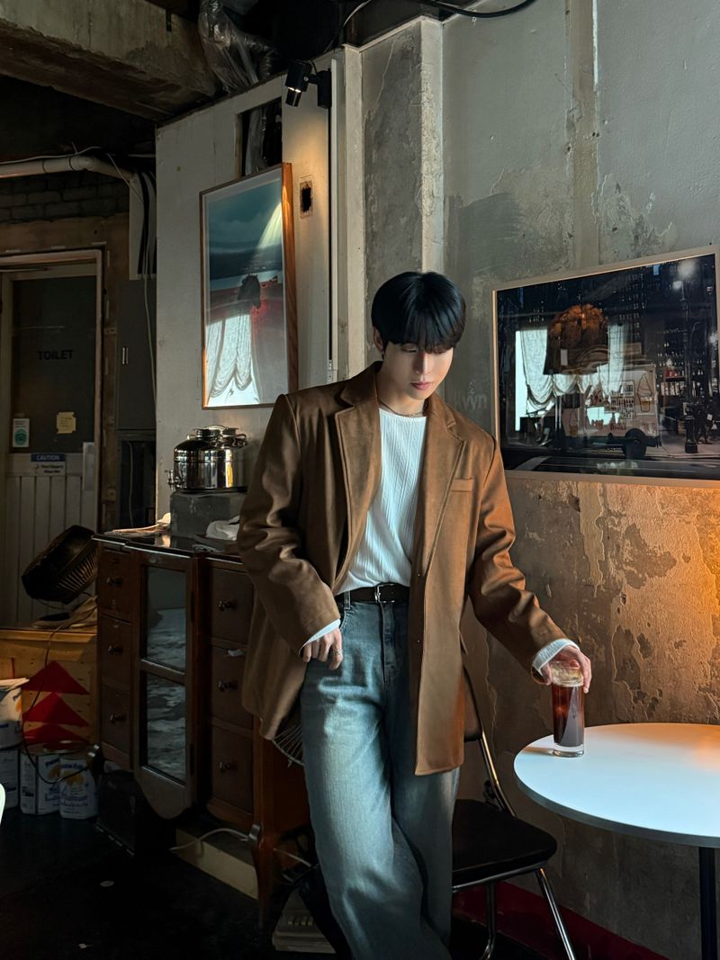 Brunch suede blazer jacket