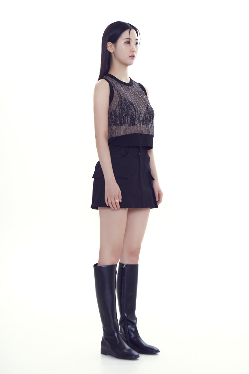 cargo mini-skirt_bk
