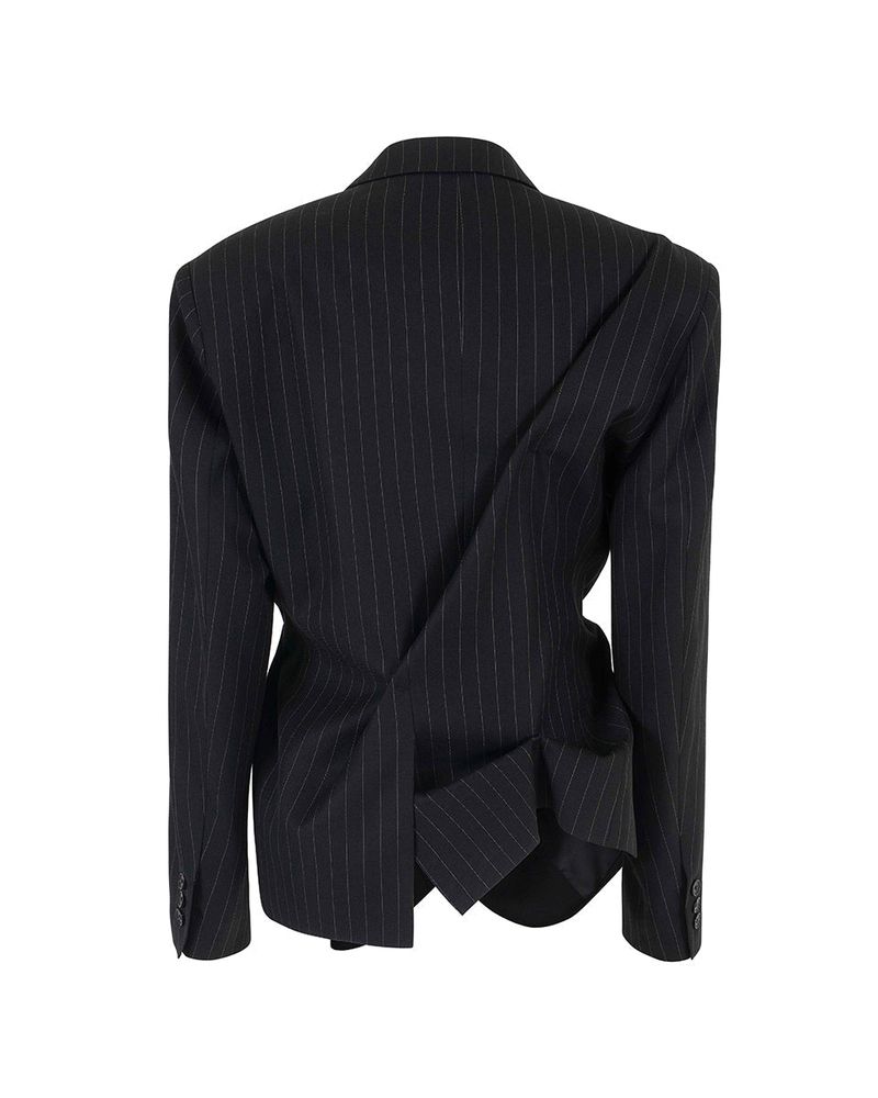 DOZI - Pinched Tailored Jacket _ Black