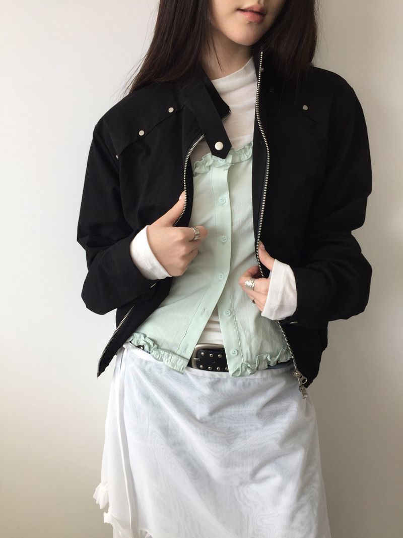 Luke Studded High-Neck Jacket (2color)