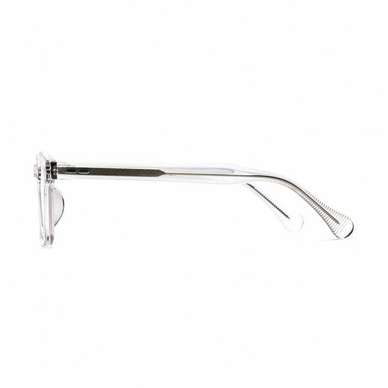 Horn-Trimmed Transparent Glasses Y.LAB 01 C07