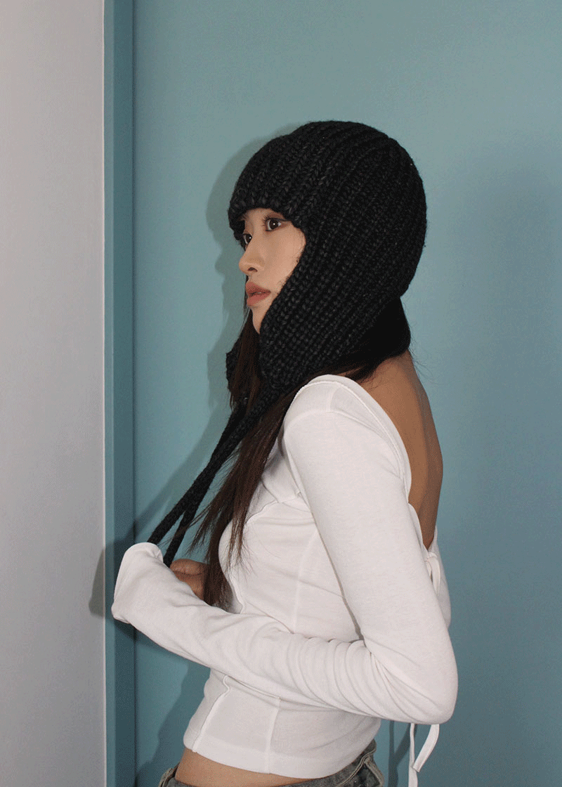 eon（イオエン）の「EAR FLAP BOLD BEANIE（Hats）」