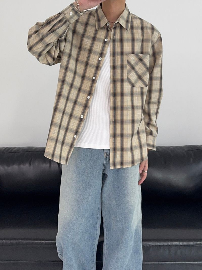 SP Check Standard Cotton Shirt (3C)
