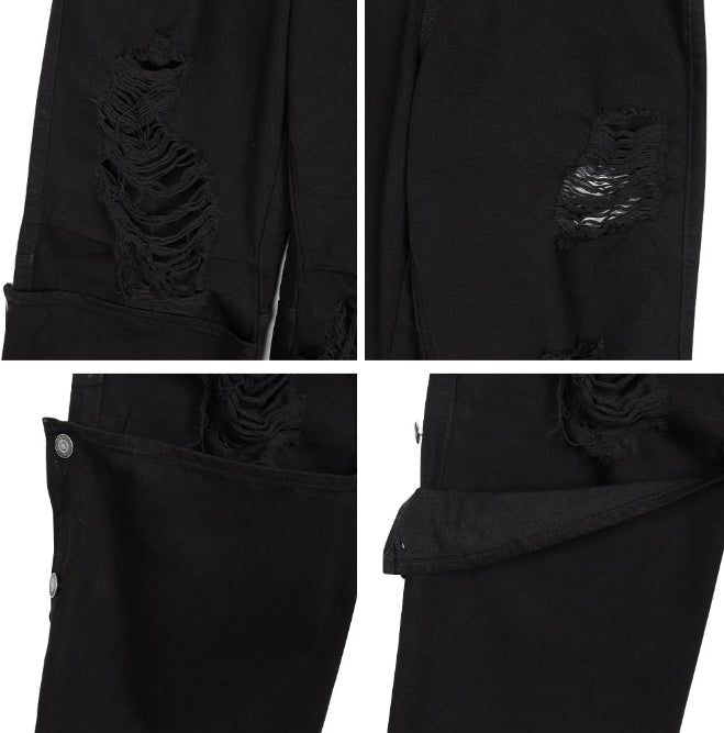 Fed Damage Layered Cotton Pants