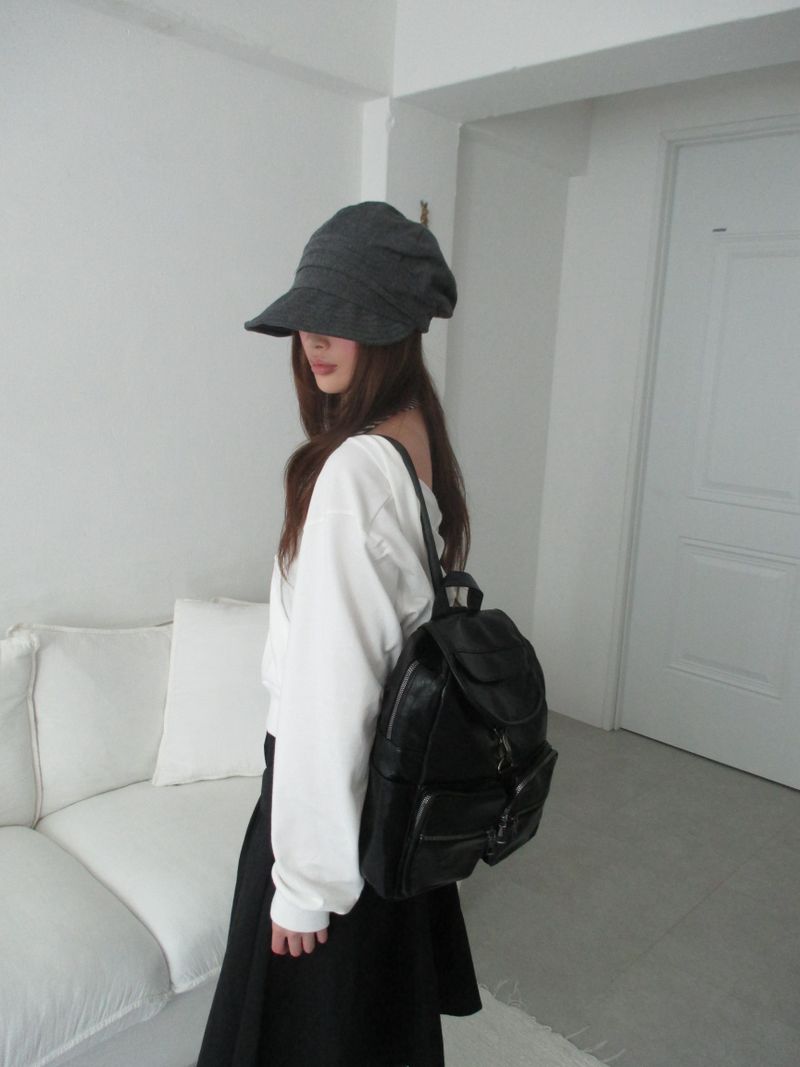 double pocket backpack