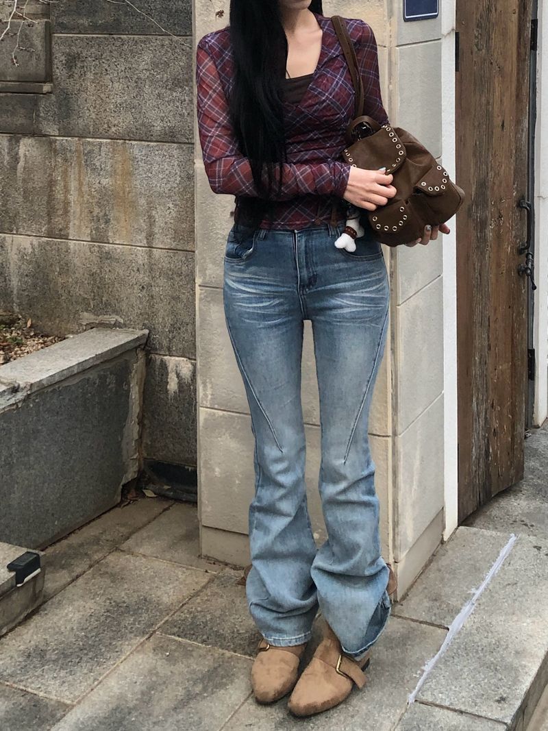 Vintage Two Line Bootcut Denim