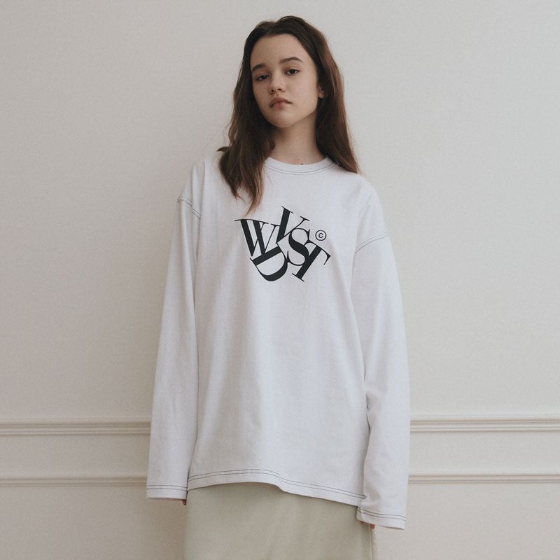 Logo Stitch Long Sleeve [2 Color]