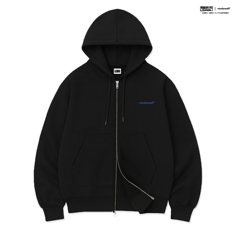 EXCLUSIVE HOODIE ZIP-UP 2 SET [BLACK]