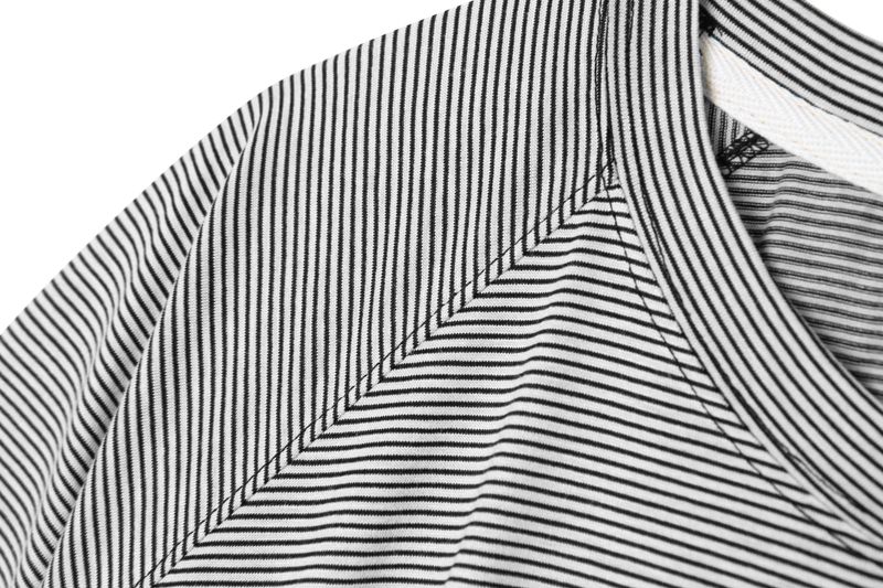 ストライプエアコンフォートショートスリーブTシャツT68