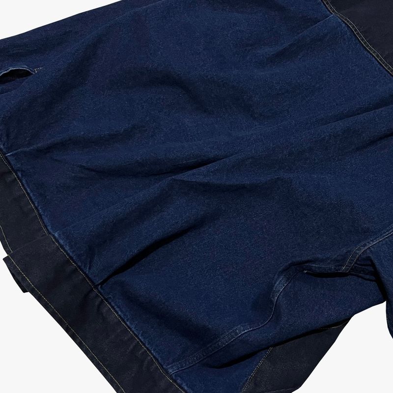 panel mix denim trucker jacket_blue