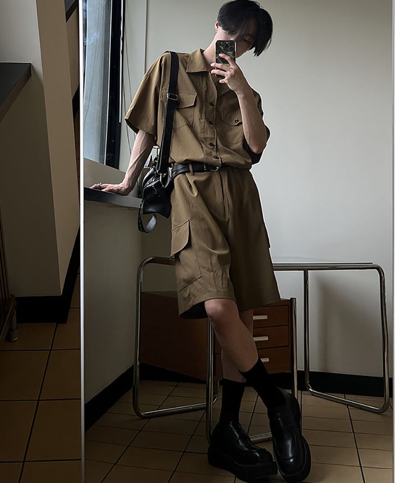 [ベルトあり] Jamie Jumpsuit (2 color)