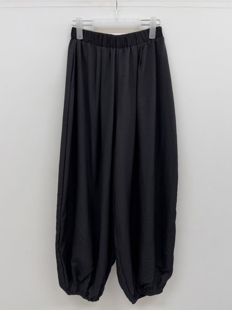 Harem Nylon Balloon Fit Wide Pants
