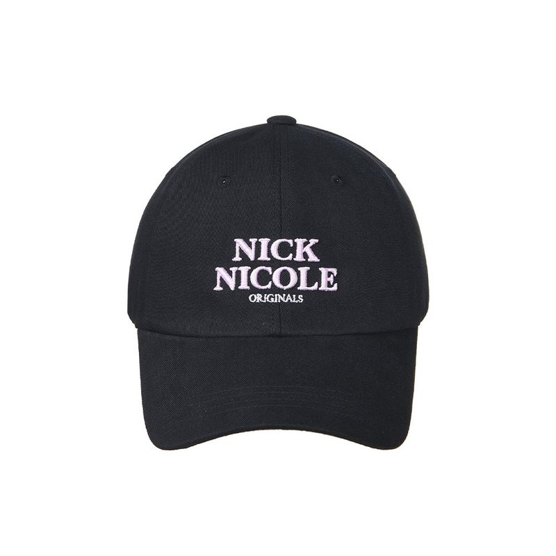 NICK&NICOLE(ニック&ニコール)の「MINI ORIGINALS NICOLE BALL CAP_BLACK PINK(Hats)」