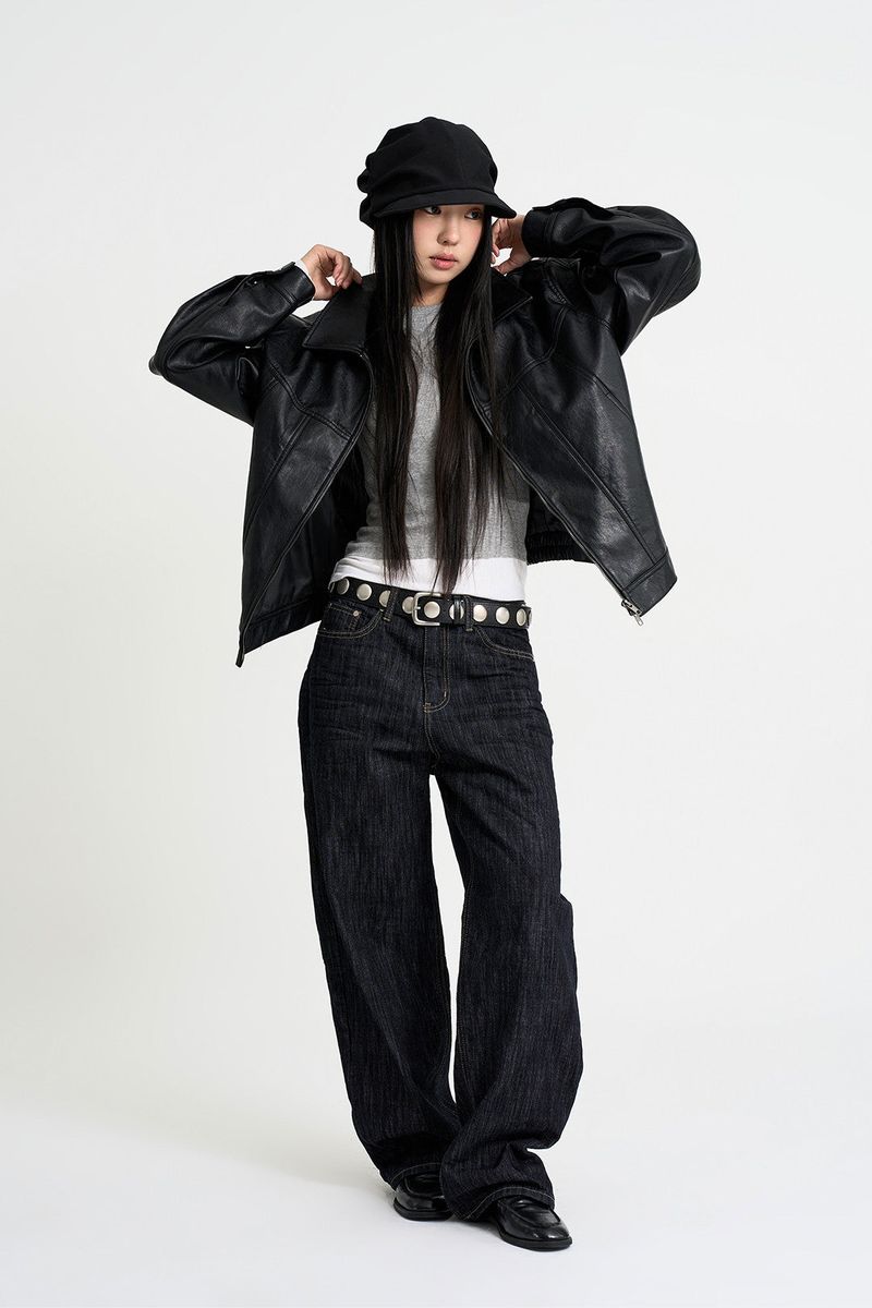 Big round studded belt