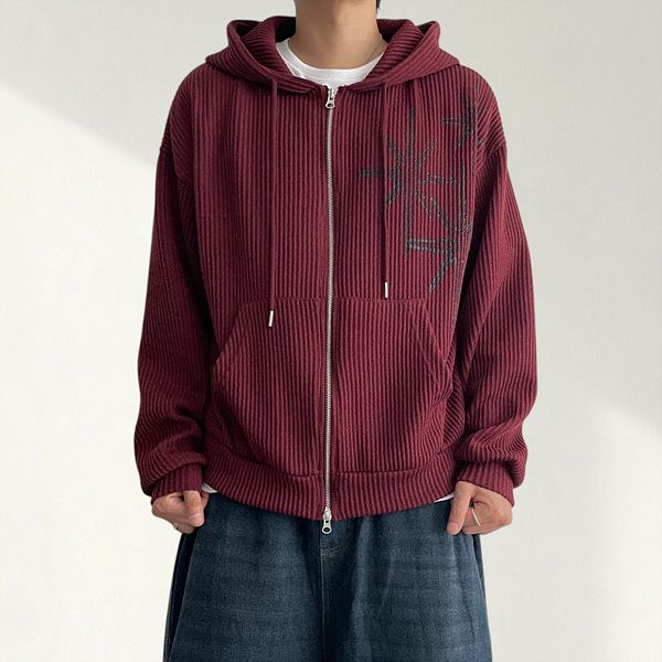 Shy Waffle Hoodie Zip-Up (3 colors)