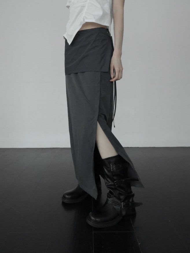 Lear Square Shirring Blouse