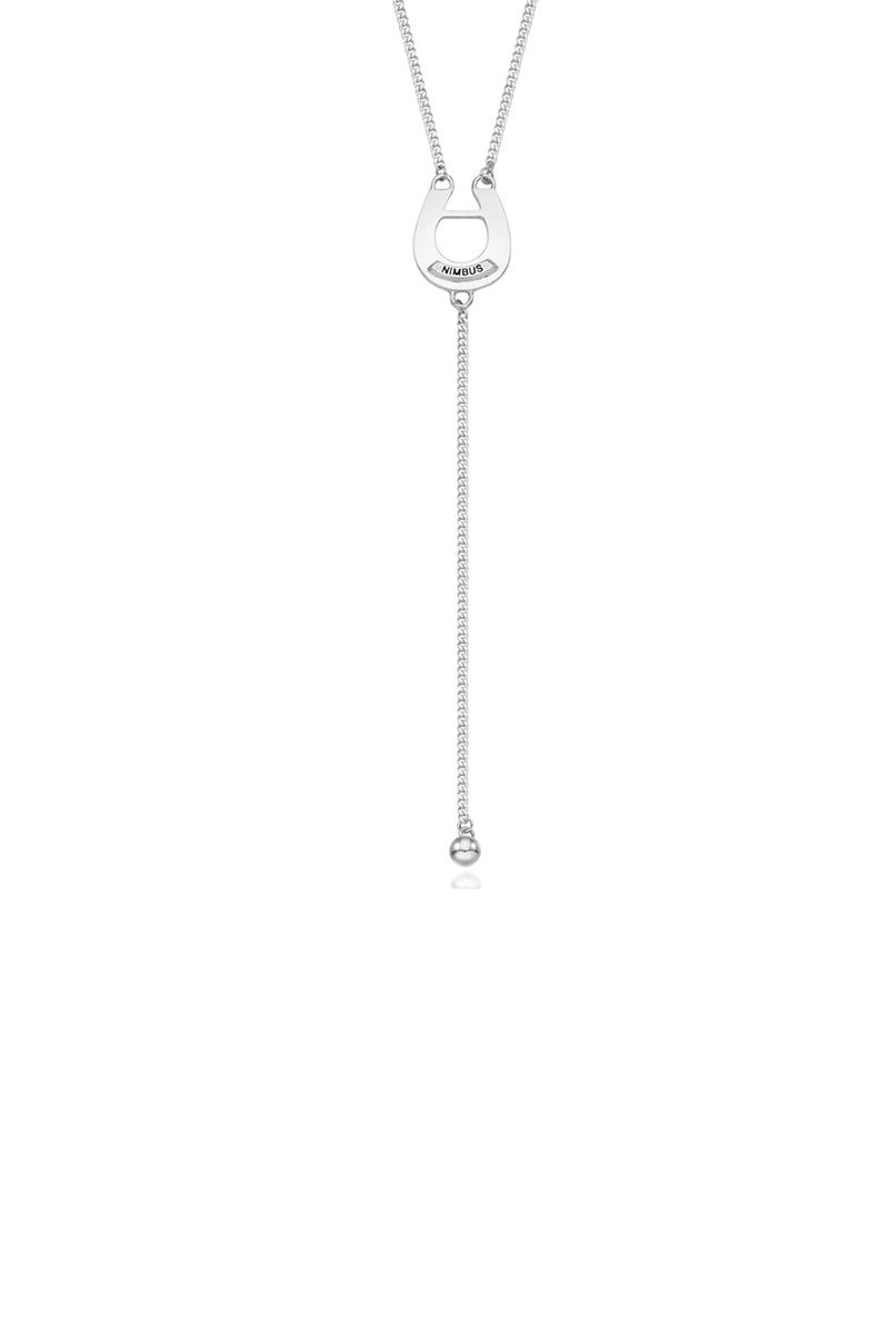 Horseshoe Drop Ball Y Chain Necklace