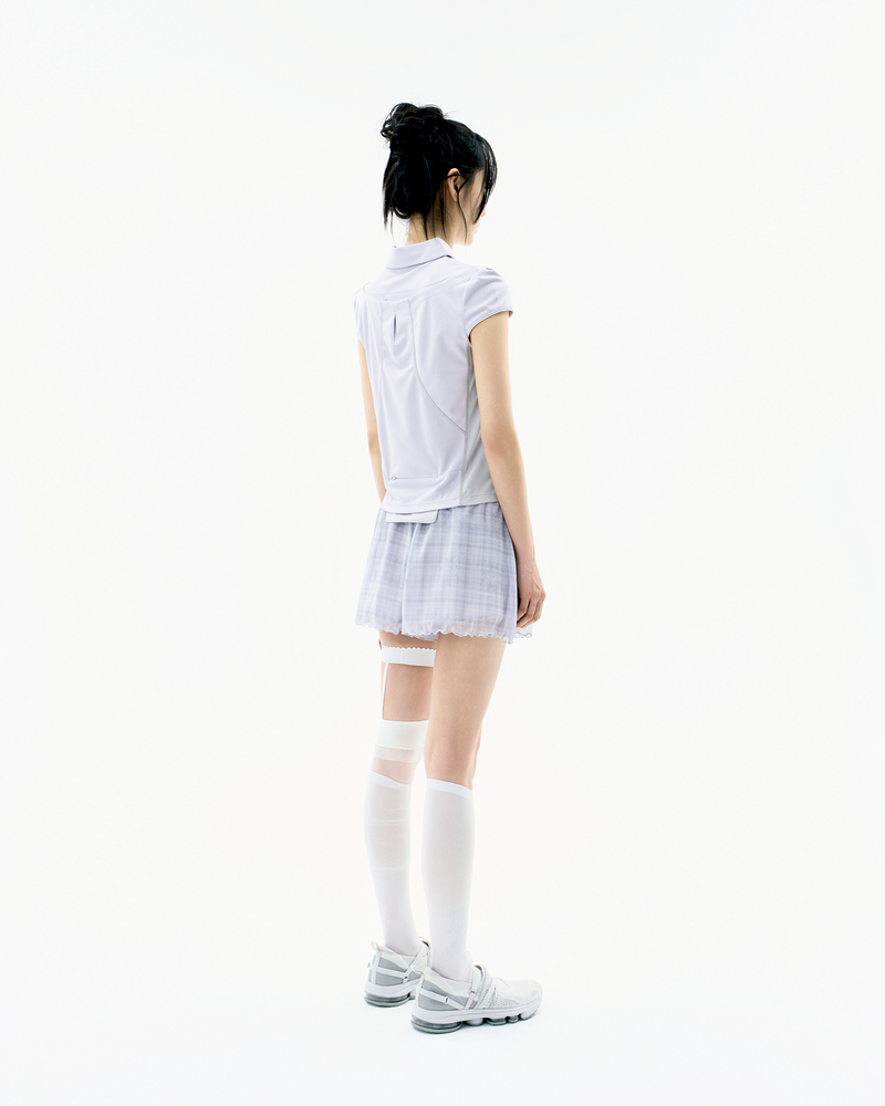 Detachable Collar T-shirt / Grey