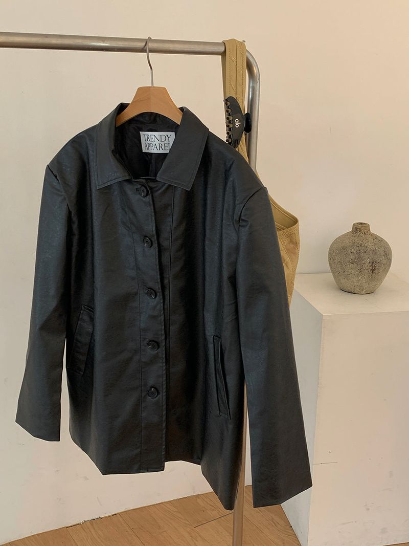 [MADE] Blending leather jacket