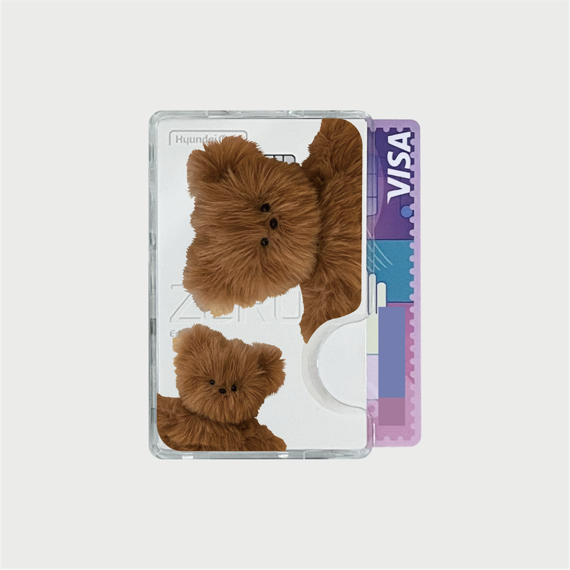 [MADE] Bebe bear [Macsafe clear card wallet]