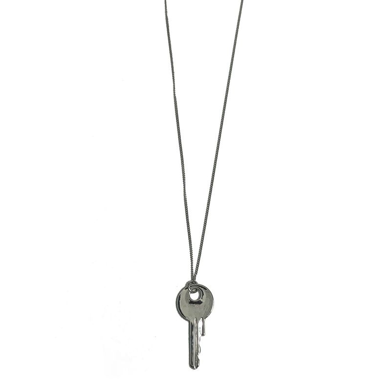 key charm necklace