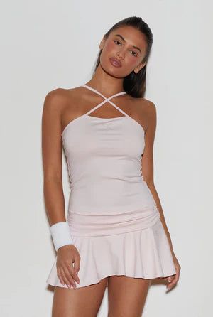 Athletic flare skirt - pink