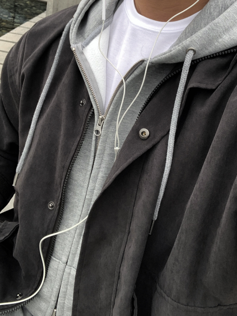 Decrab Washed Light Overfit Night Jacket