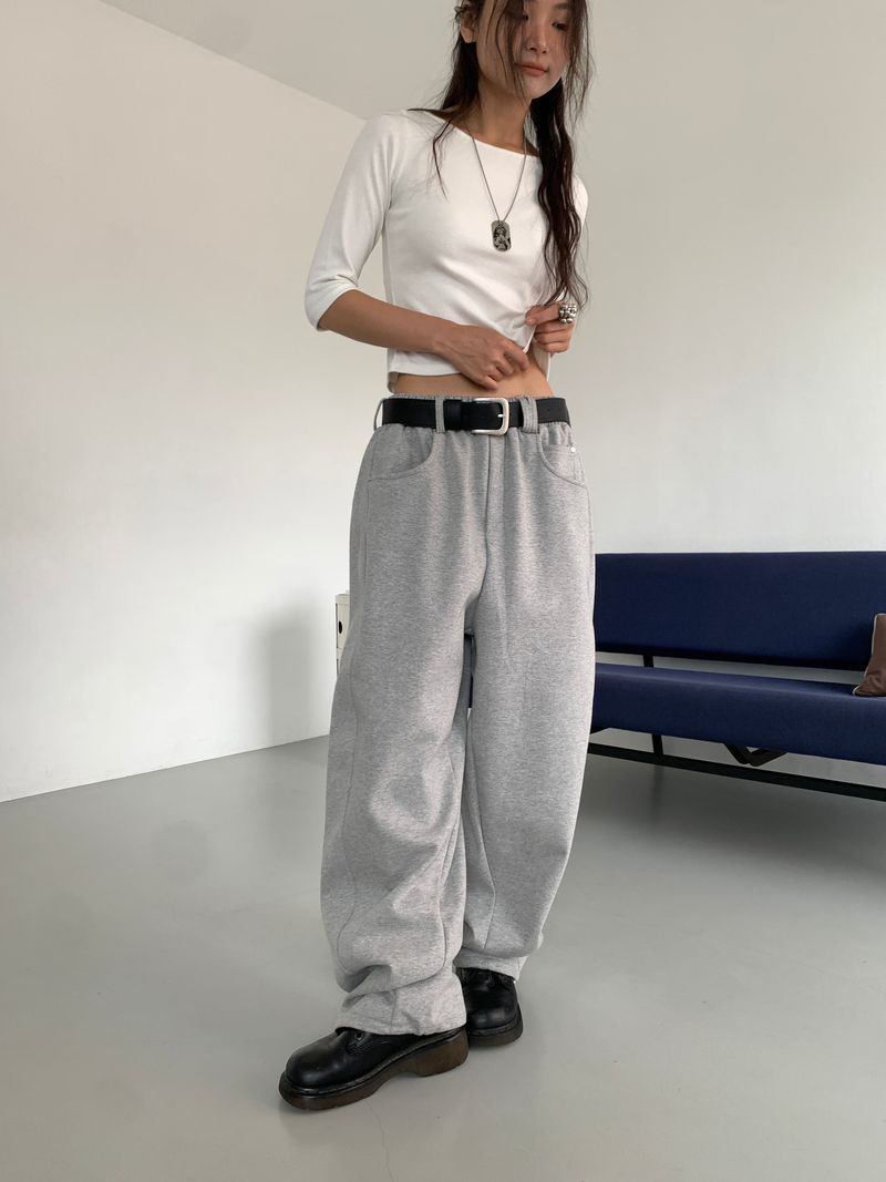 BELT LOOP SWEAT PANTS (2C)