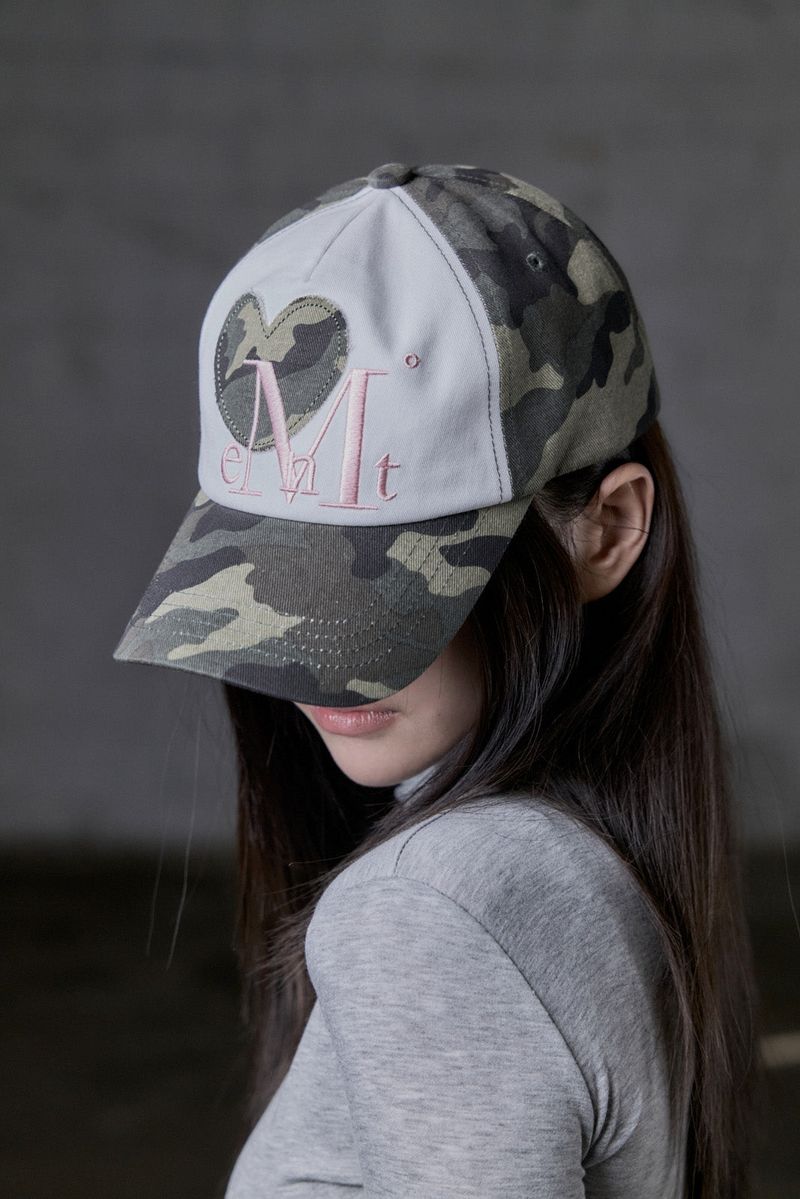 SIGNATURE HEART PATCH BALL CAP (3Color)