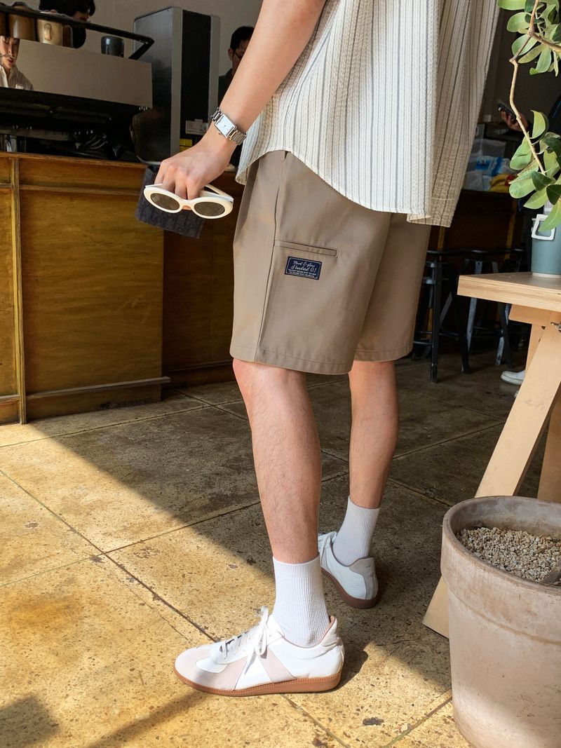 LMN Near Patch Bermuda Half Pants (4 colors)