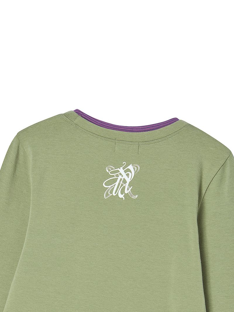 EMBLEM LAYERED L/S GREEN