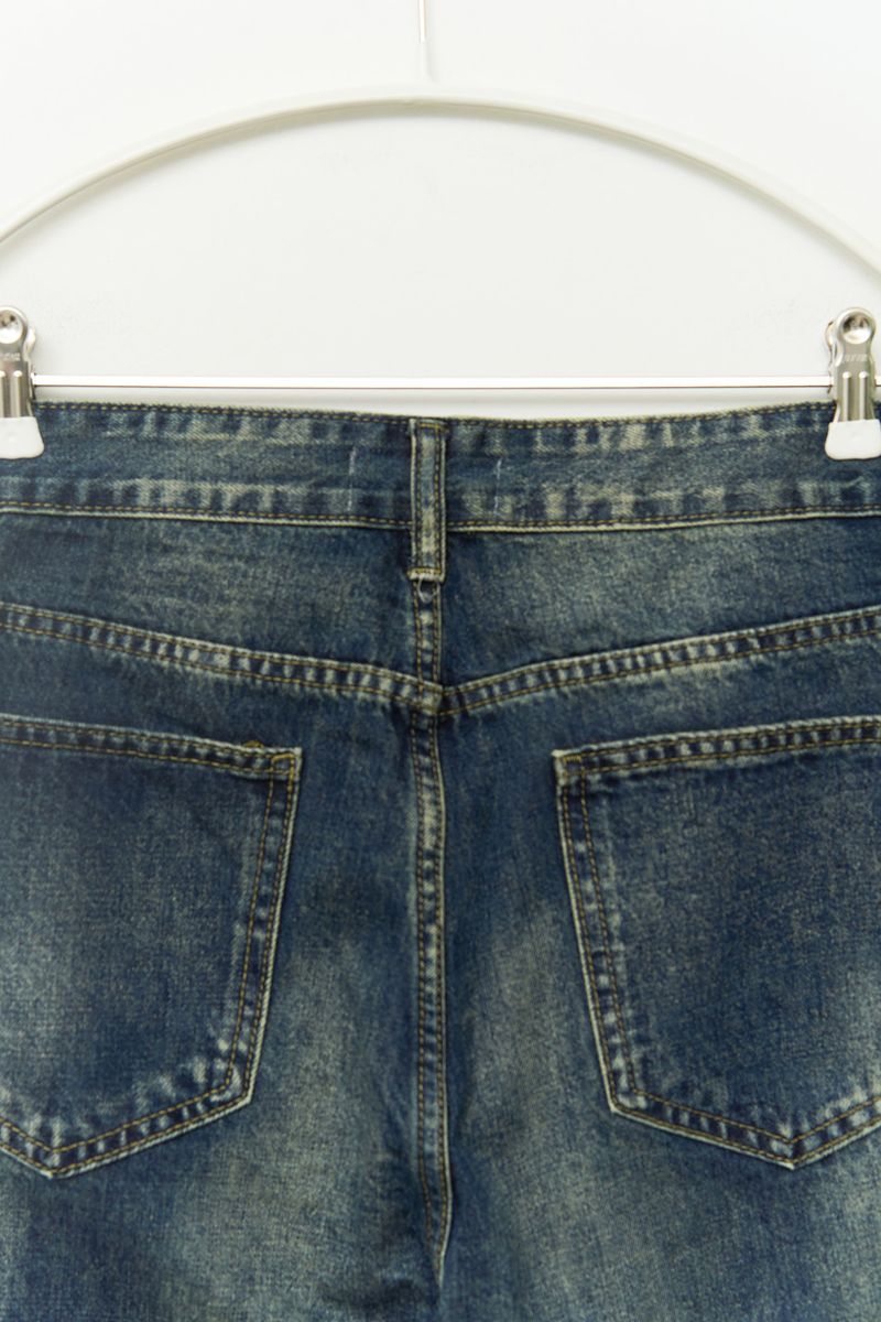 Flask Crack Denim