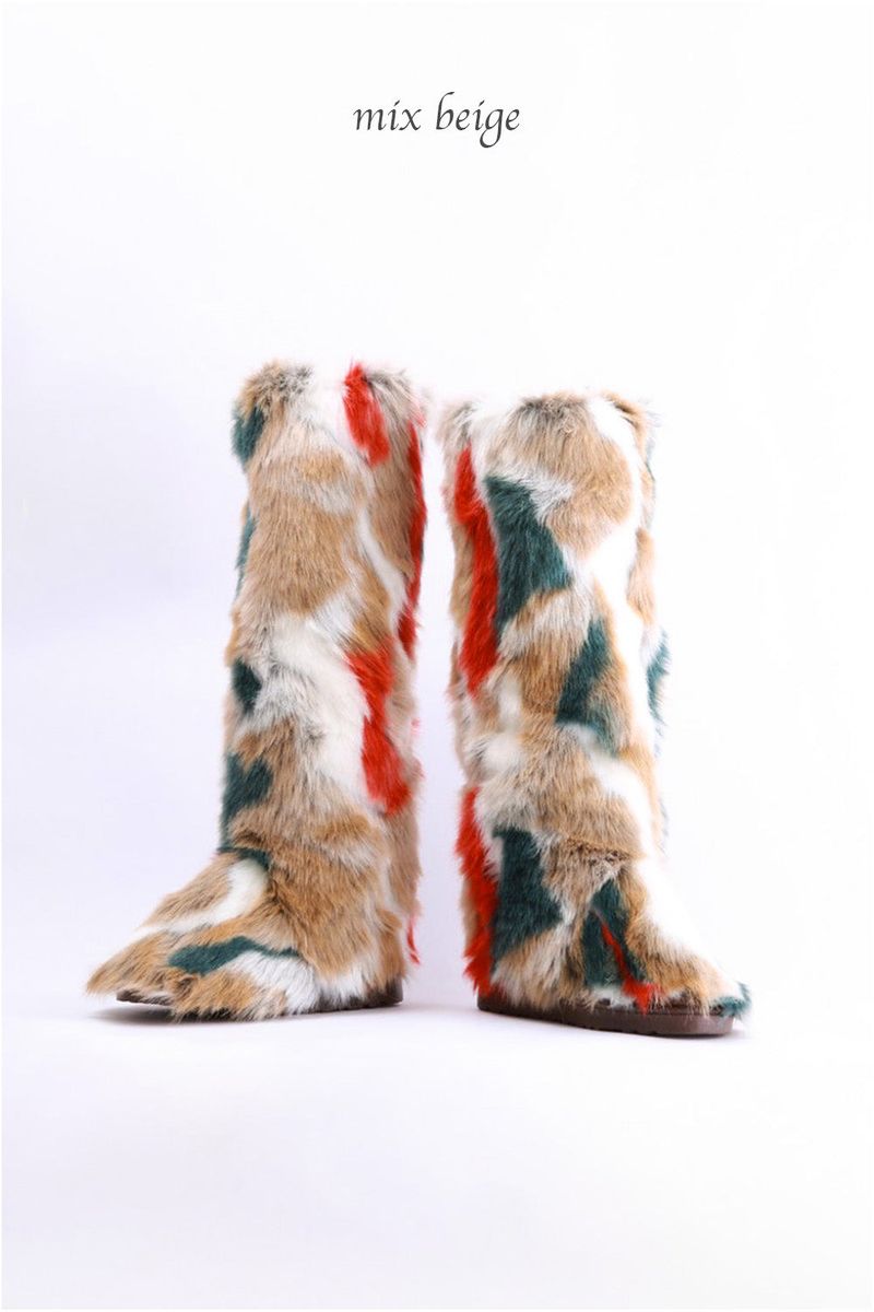 long fur boots (9 color)