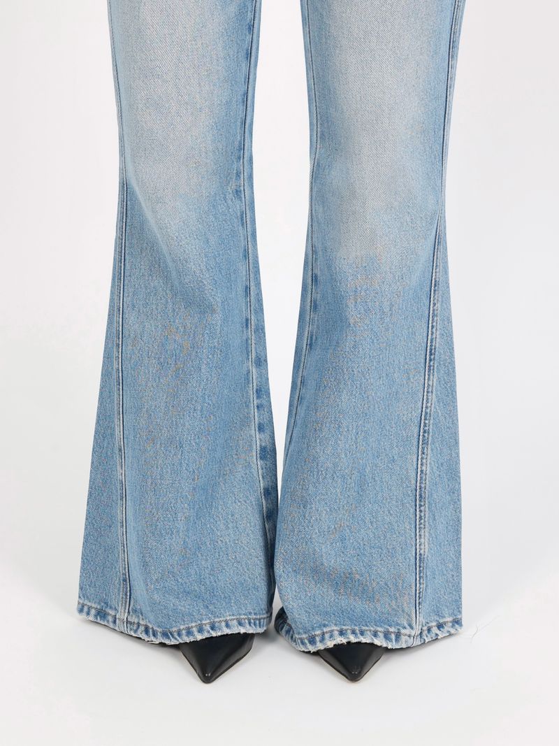 MID-WAISTLINE FLARE DENIM code 26209
