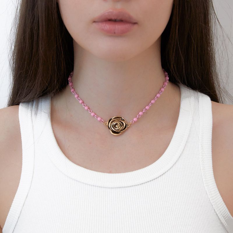 Eireve（エイレブ）の「CANDY BALL ROSE CHOKER (PINK)（Accessories）」