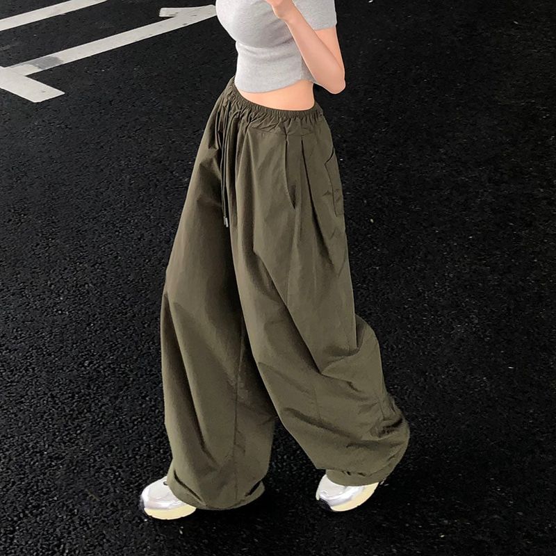 [MADE] Dump, folding nylon wide pants