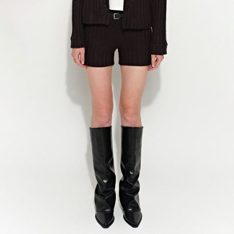 Brighten（ブライトン）の「Knit Shorts Black（Pants）」