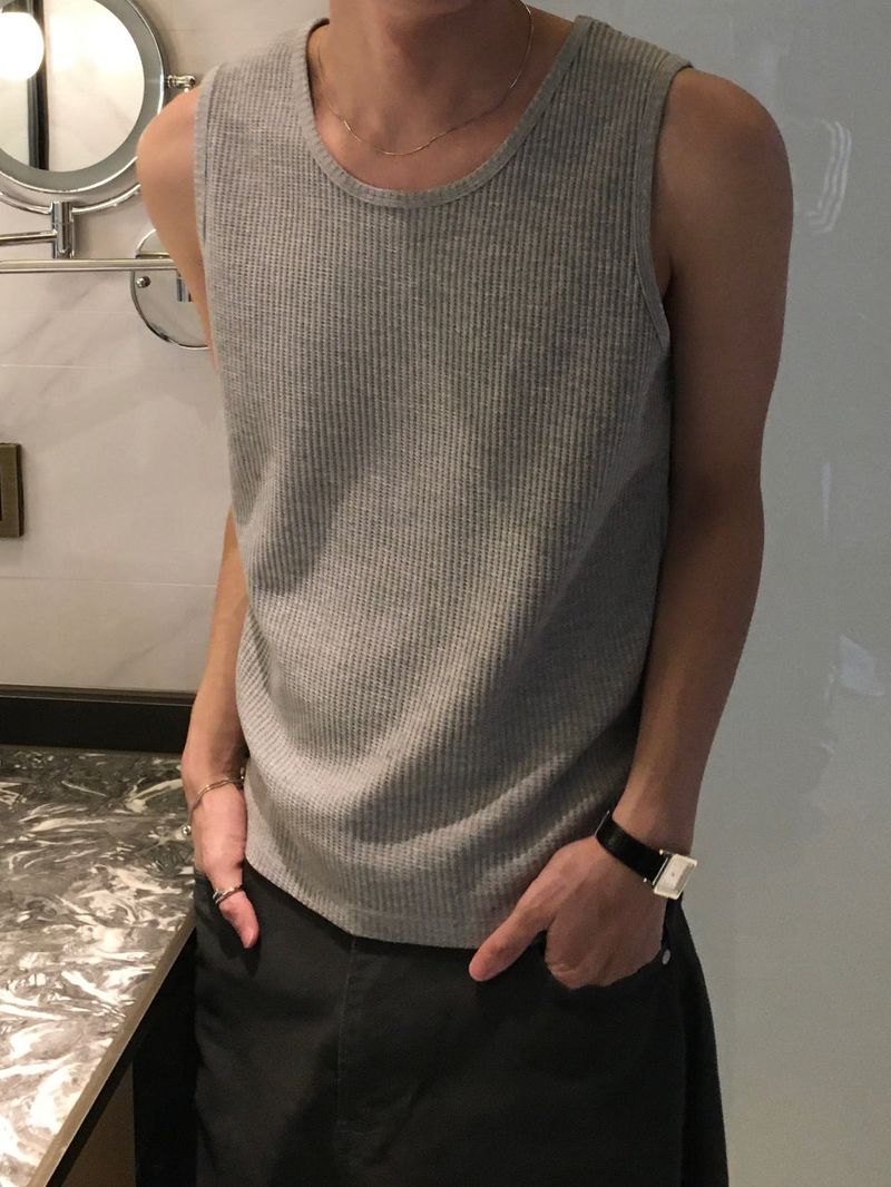Cos waffle sleeveless