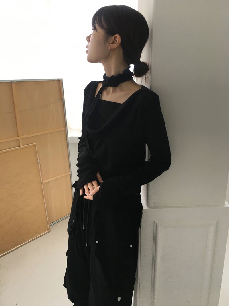 ミックスドレープスカーフT