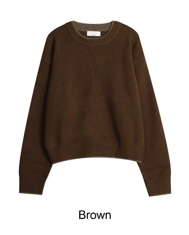 Fels Layered Crewneck Knit