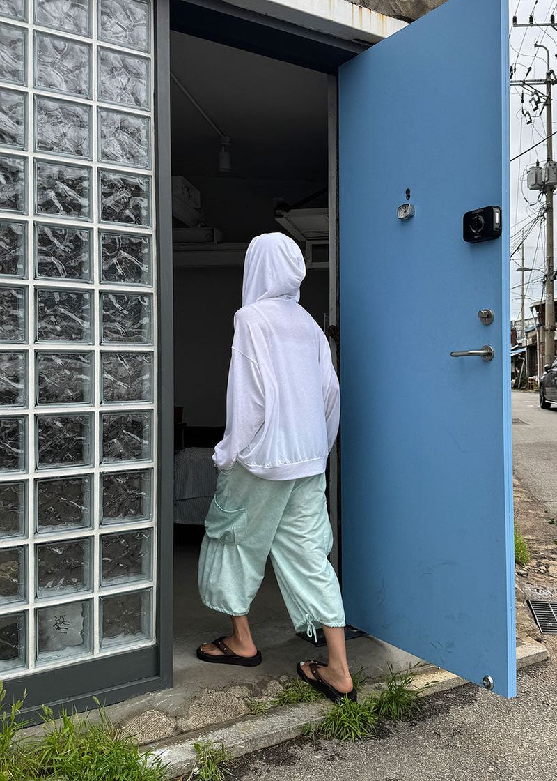 COOL LOOSE HOOD ZIP-UP
