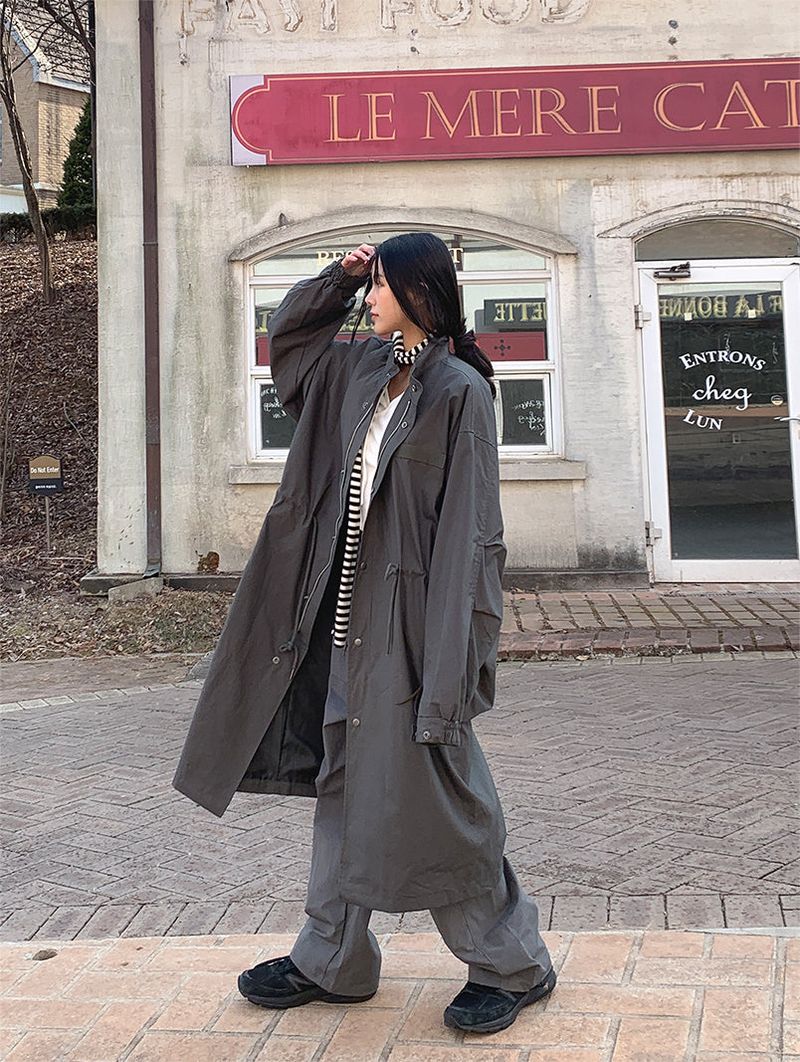 FIELD TRENCH LONG JACKET (3COLOR)