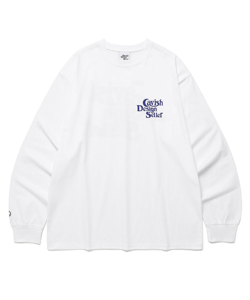 SELLER LOGO LS TEE WHITE(CV2ESUT550A)