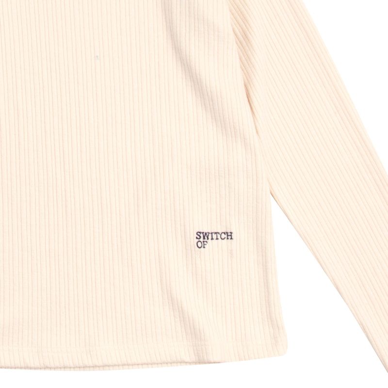 SWITCH - BLANK RIBBED PULLOVER (FOR WOMAN)_SYF5TS51IV