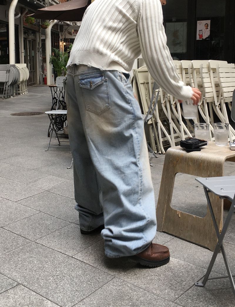 HOLY IN CODE(ホーリーインコード)の「No.1393 A ポケットワイドデニムパンツ(パンツ)」